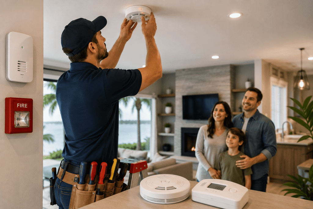 Carbon Monoxide and Fire Alarm Installation-1