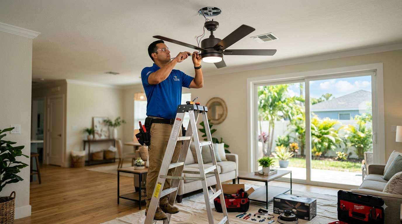 expert ceiling fan installation services