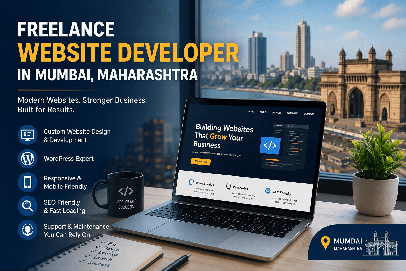 Freelance Website Developer in Mumbai